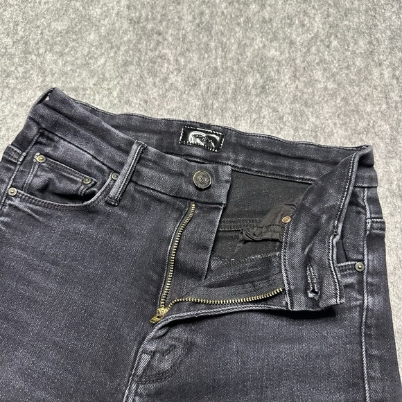 Mother High Waisted Looker Ankle Encounters at Night Slim Black Jeans - Size 25 - Picture 5 of 16